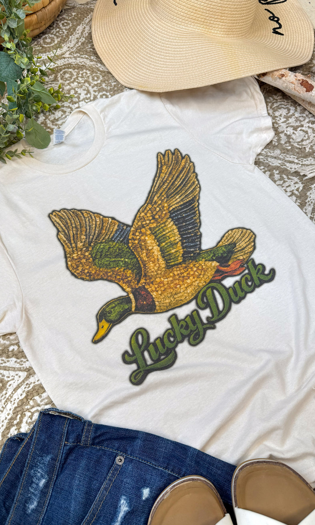 Lucky Duck Graphic T-shirt