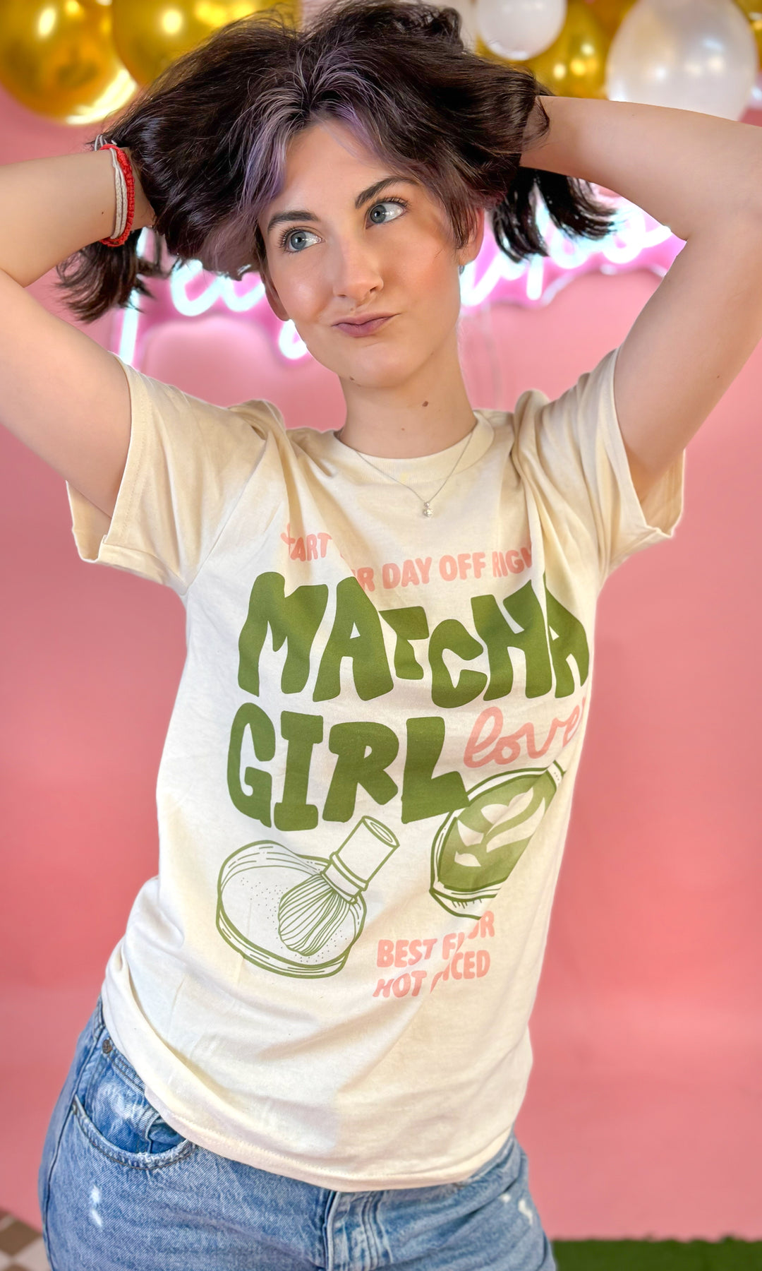 Matcha Girl Lover Graphic T-Shirt