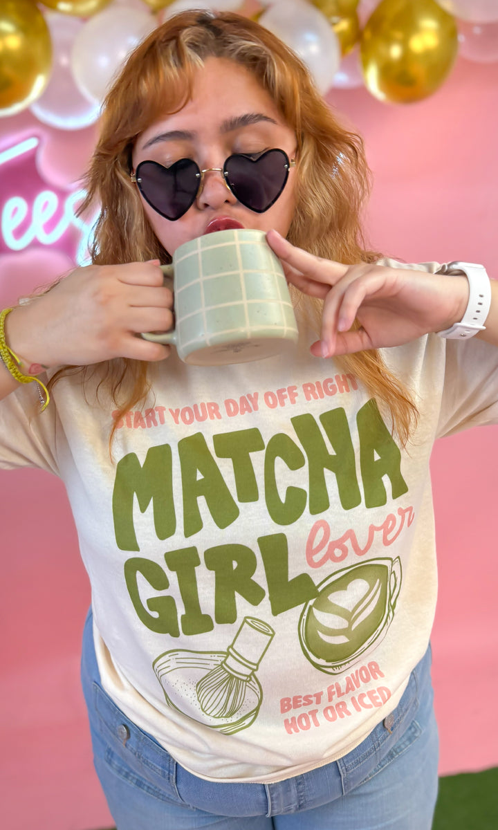 Matcha Girl Lover Graphic T-Shirt