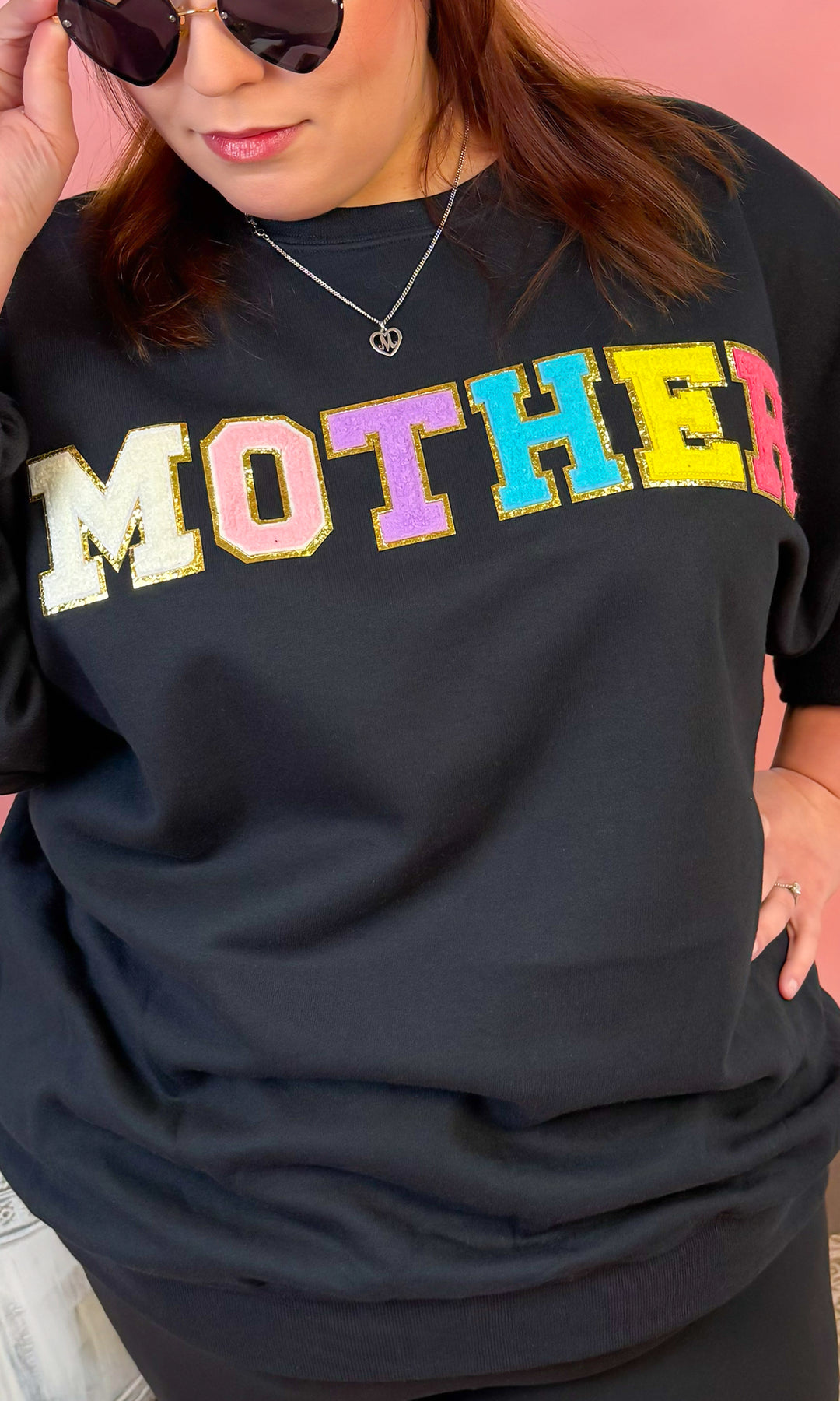 Mother Ideal Chenille Graphic Sweatshirt