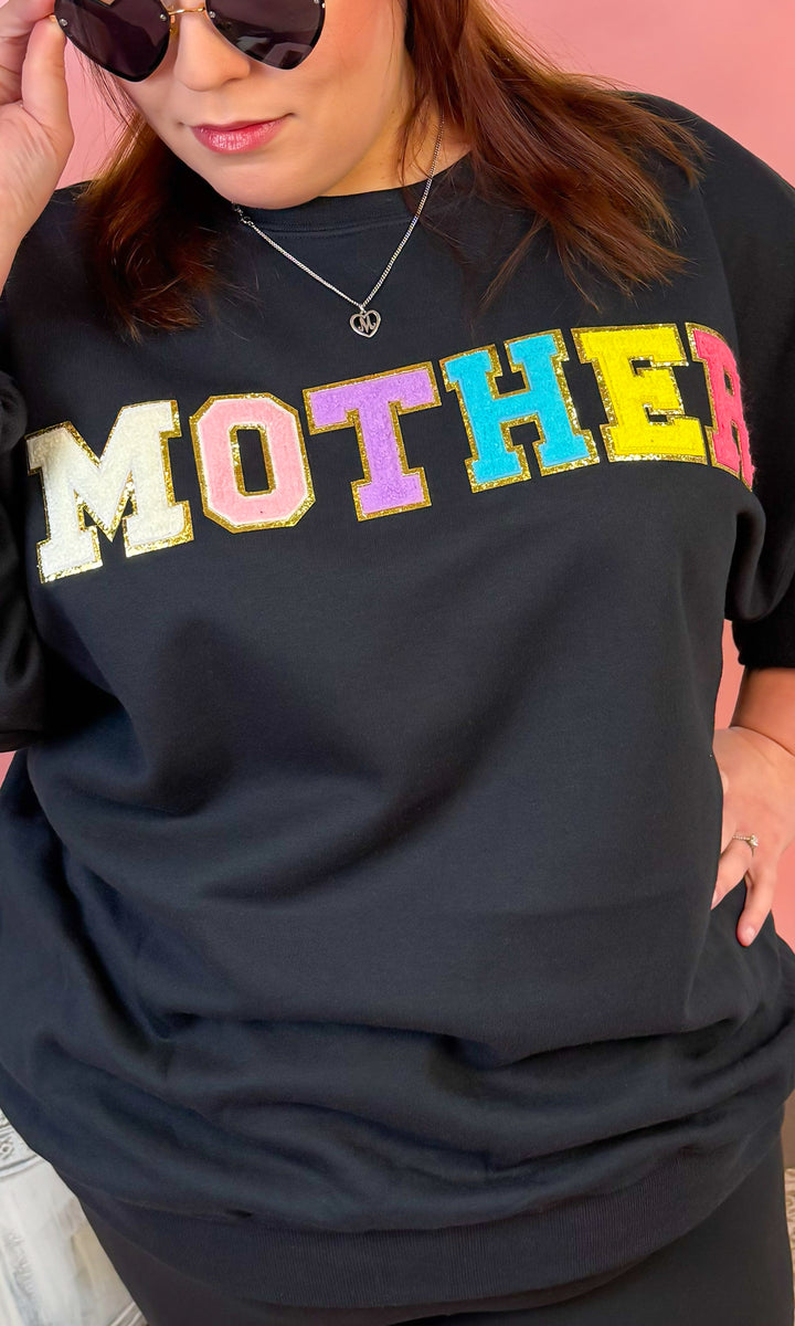 Mother Ideal Chenille Graphic Sweatshirt