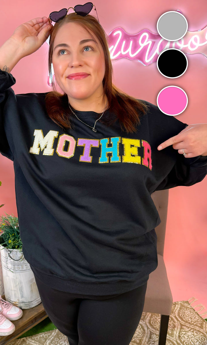 Mother Ideal Chenille Graphic Sweatshirt