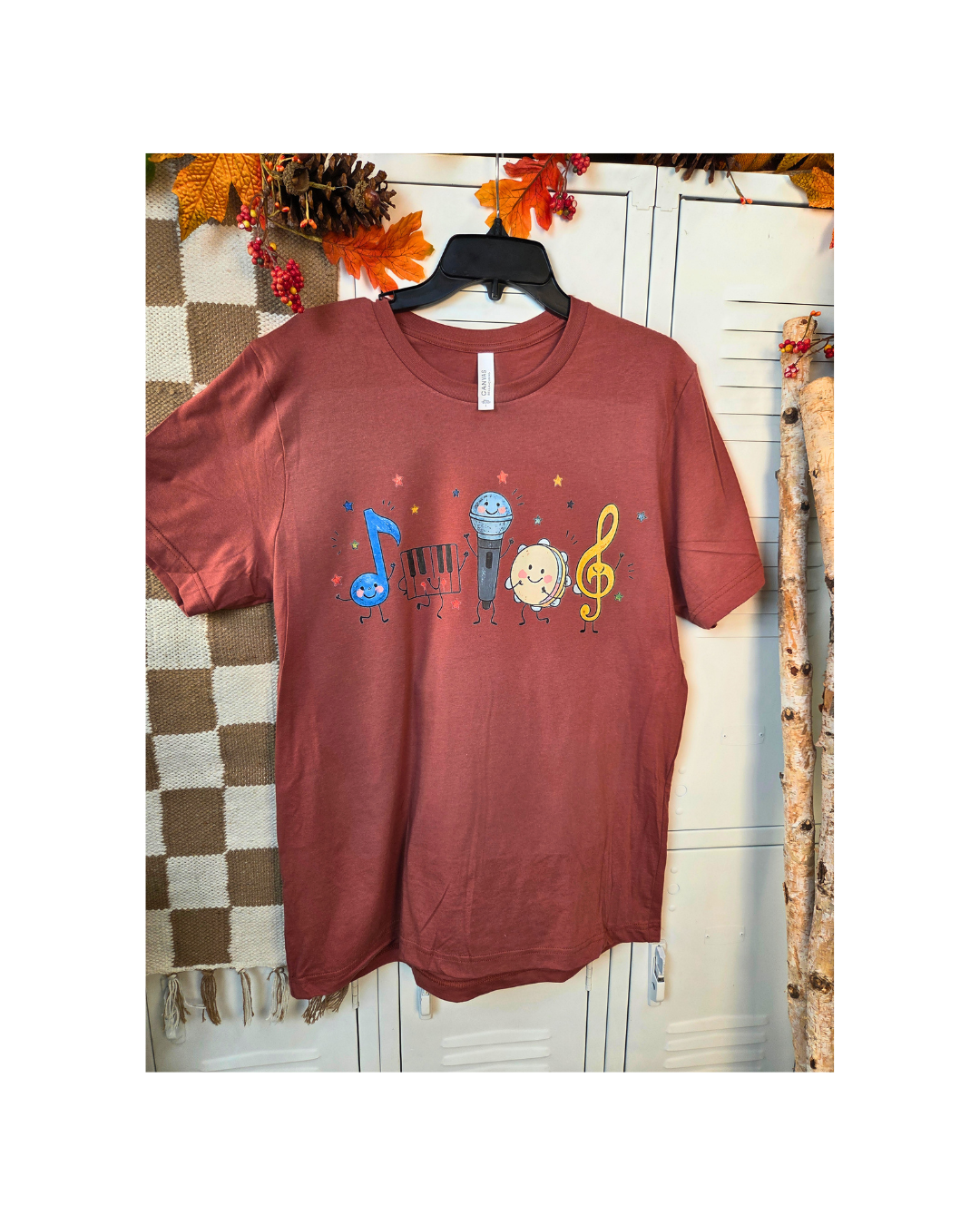 Musical Cartoon Graphic T-Shirt
