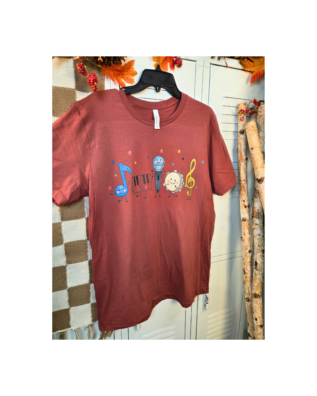 Musical Cartoon Graphic T-Shirt