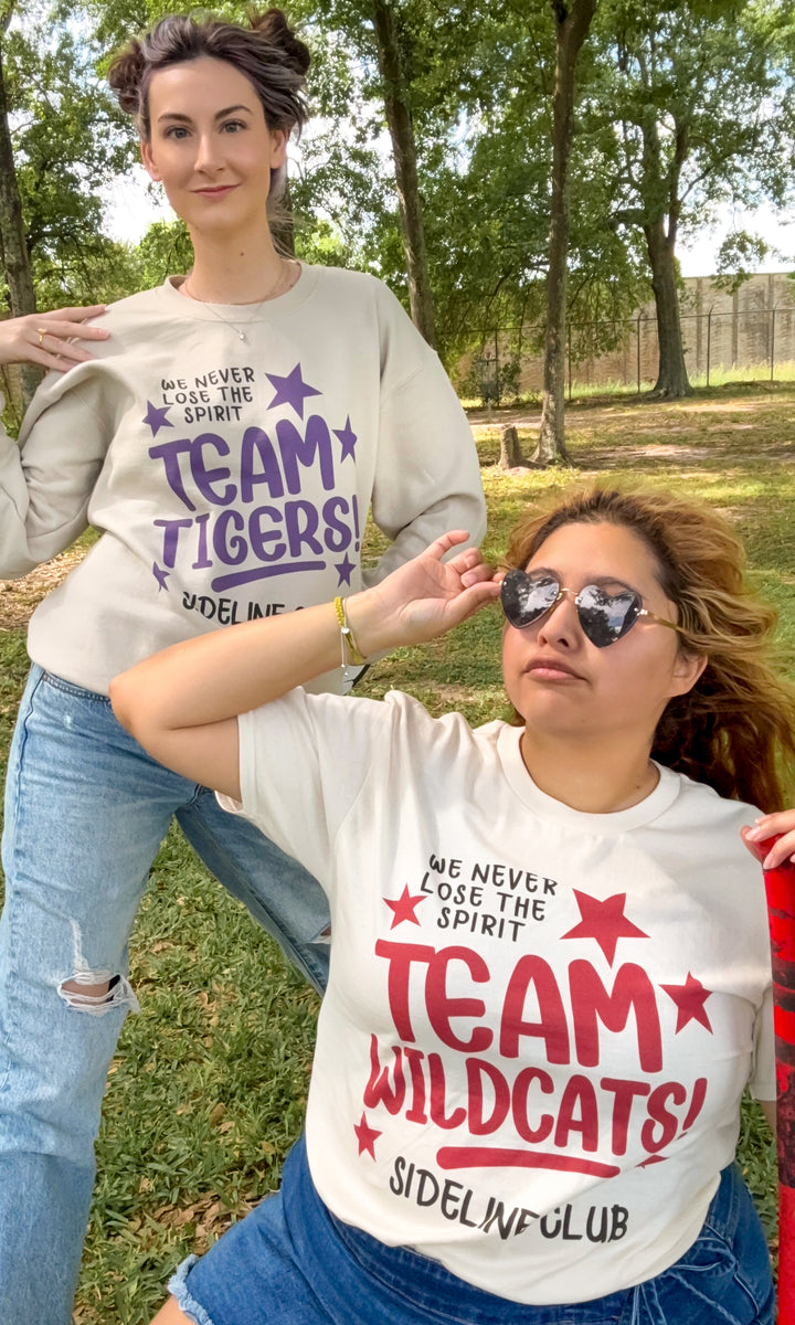 Never Loose the Spirit Custom Mascot Graphic T-Shirt