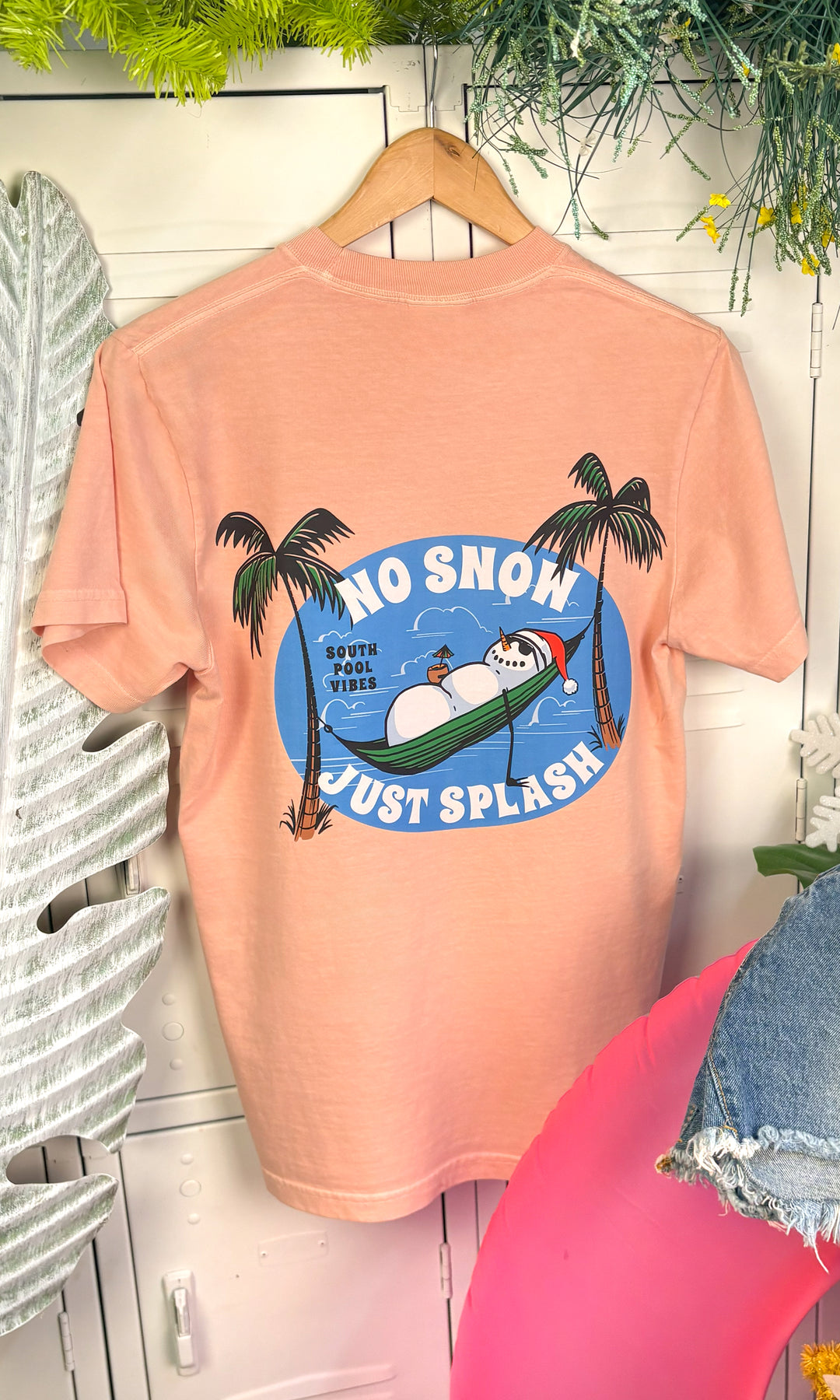 No Snow Just Splash Graphic Comfort Color T-Shirt