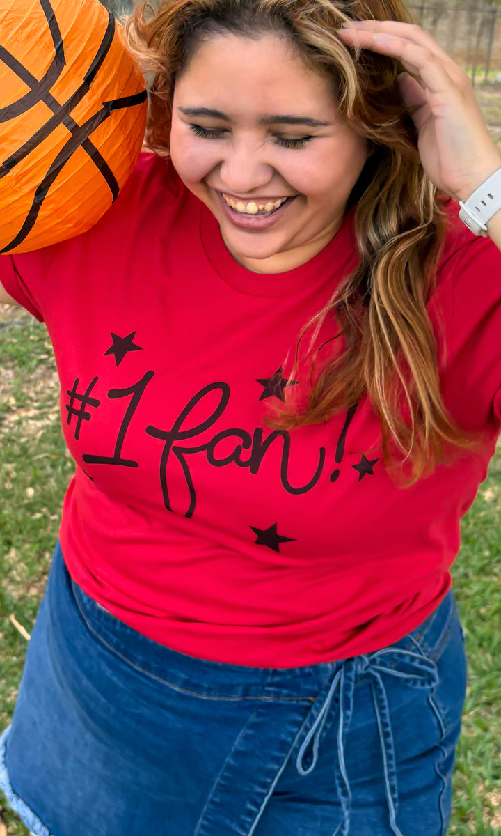 Number One Fan Graphic T-Shirt