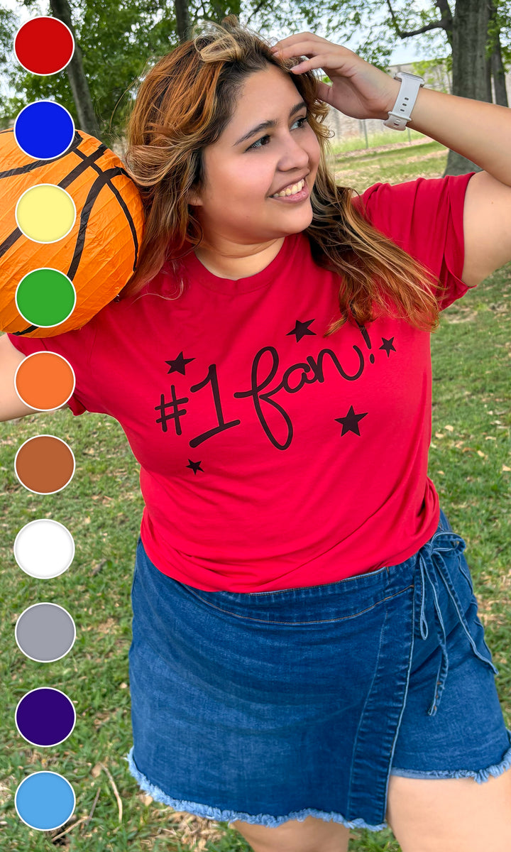Number One Fan Graphic T-Shirt