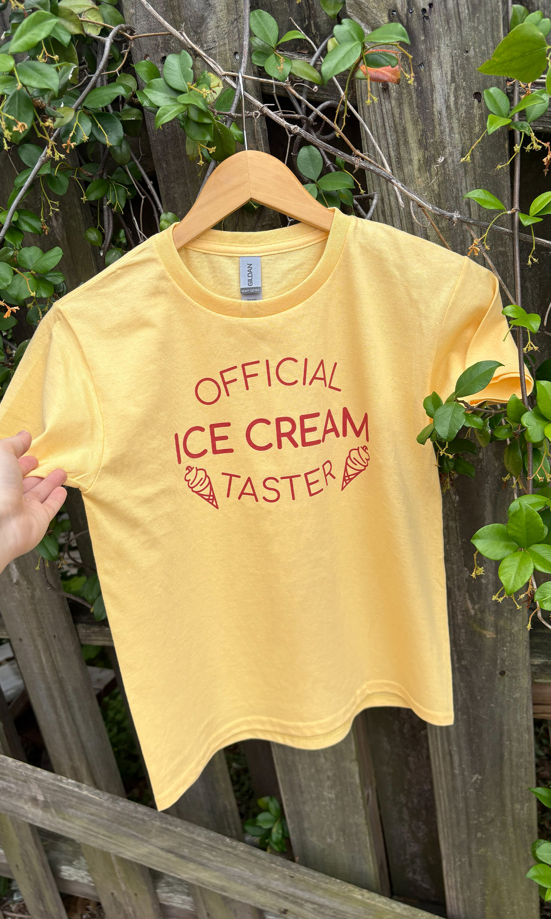 Official Ice-Cream Taster Graphic T-Shirt