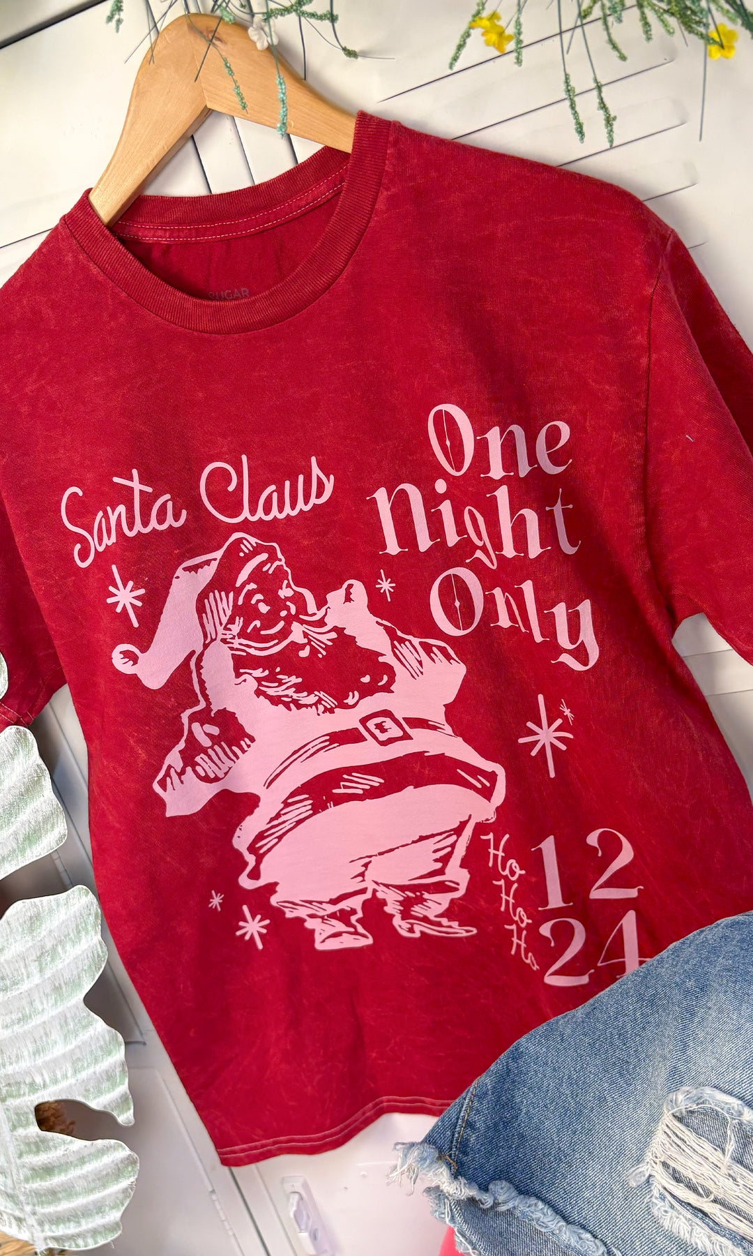 One Night Only Mineral Washed Graphic T-Shirt