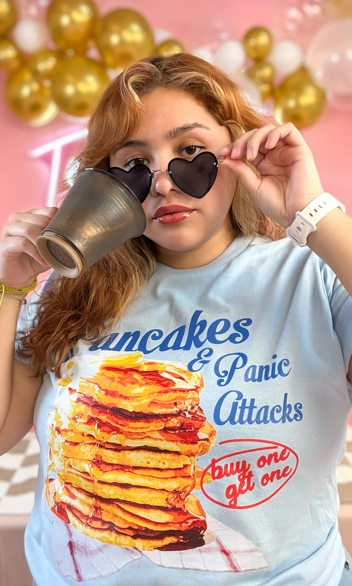 Pancakes And Panic Attacks Graphic T-Shirt