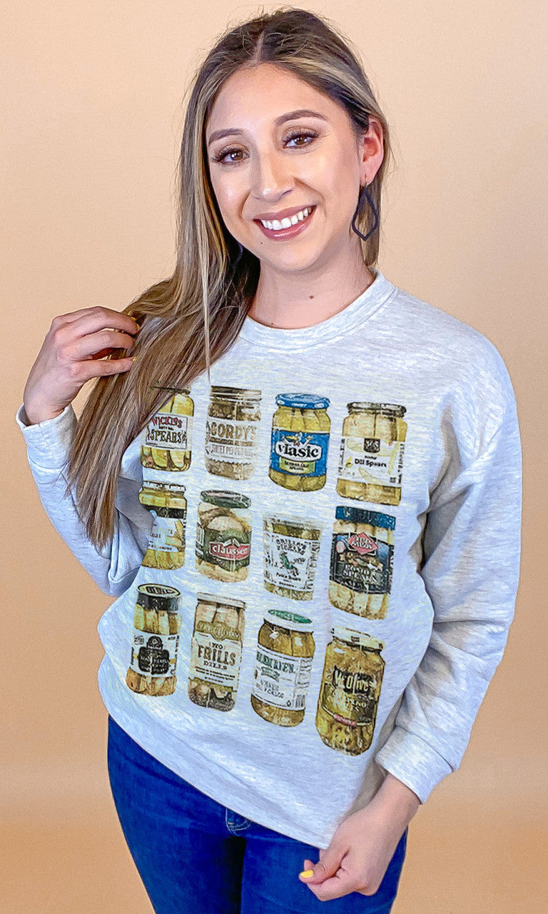 Pickle Obsessed Graphic Sweatshirt