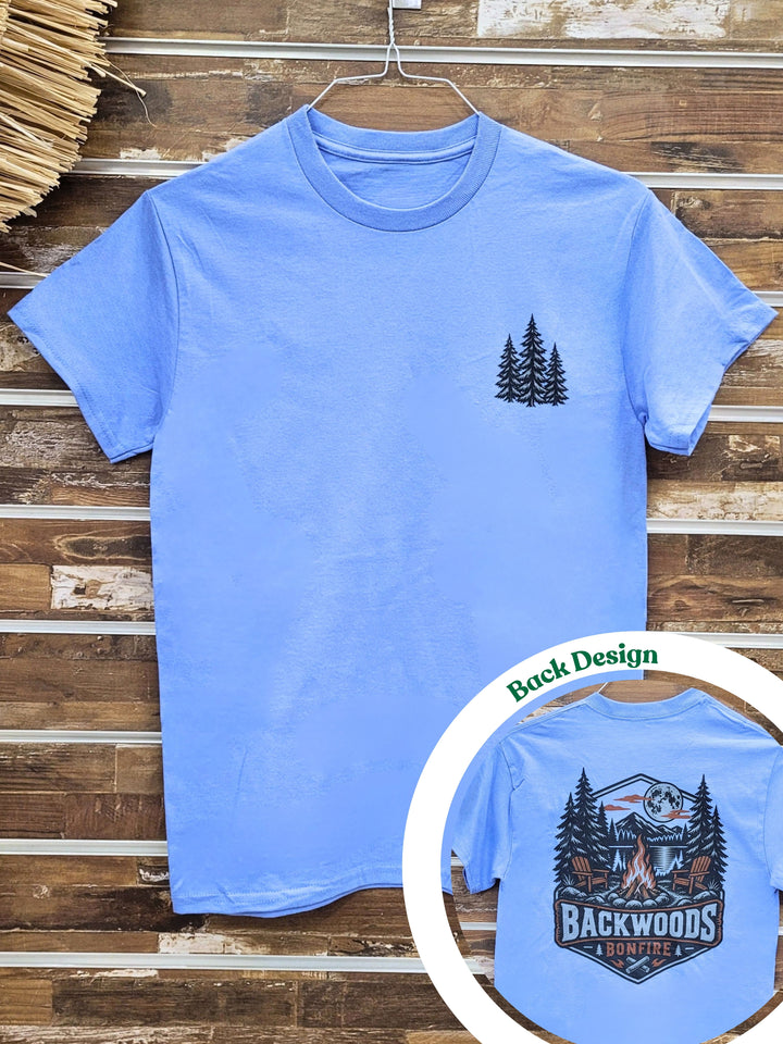 Backwoods Fall Bonfire Graphic T-Shirt