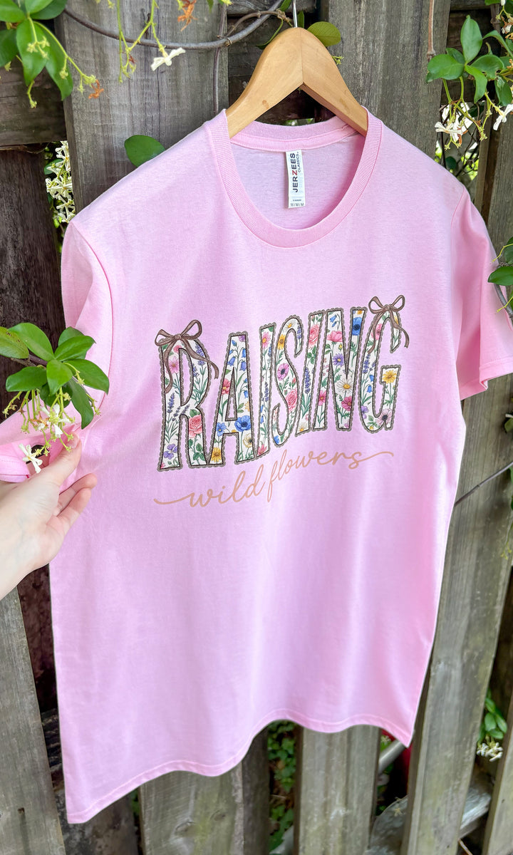 Raising Wild flower Graphic T-Shirt