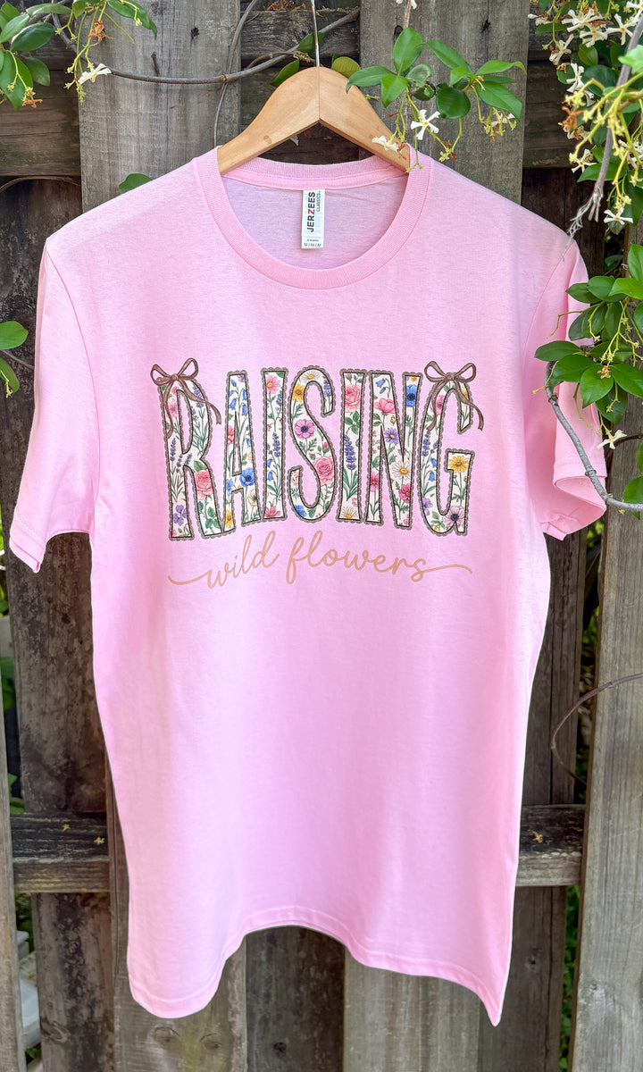 Raising Wild flower Graphic T-Shirt