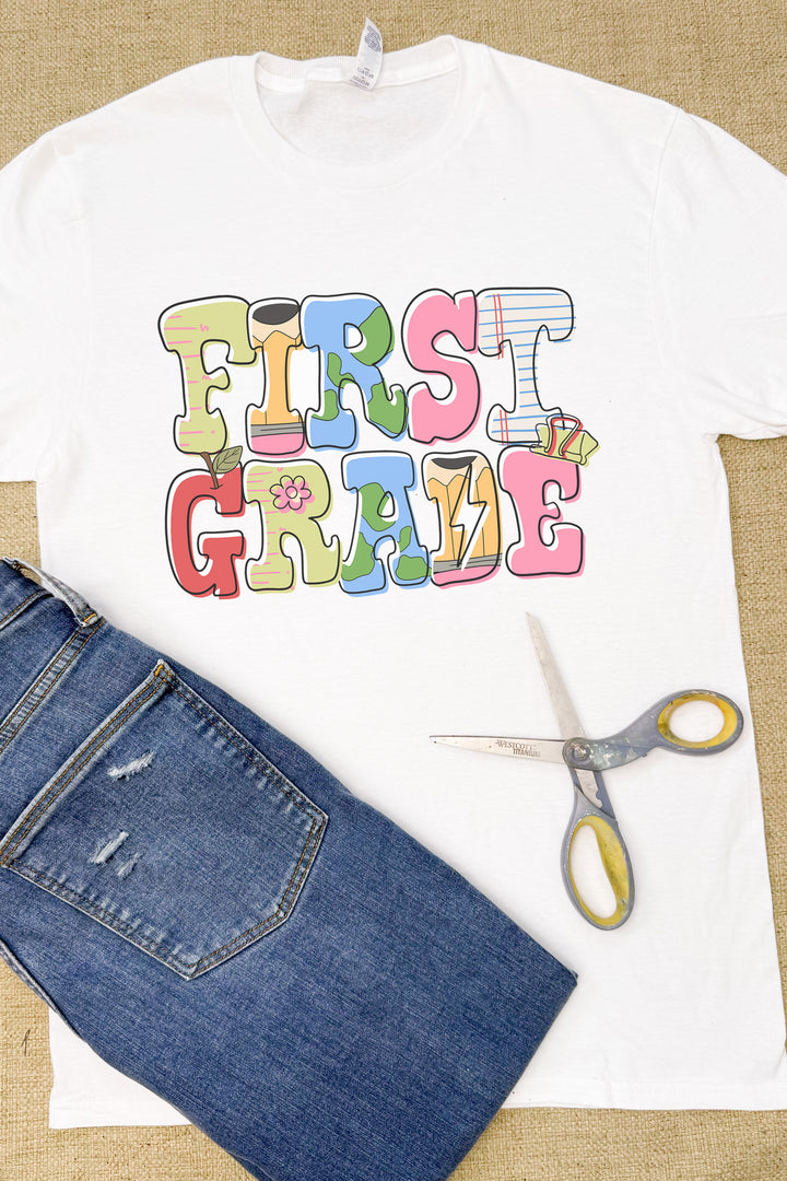Retro Grade Level Teacher Graphic T-Shirt