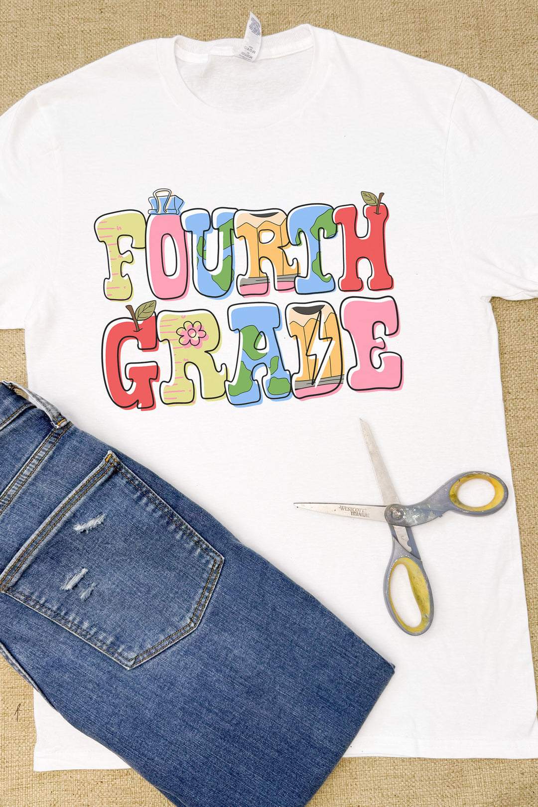 Retro Grade Level Teacher Graphic T-Shirt