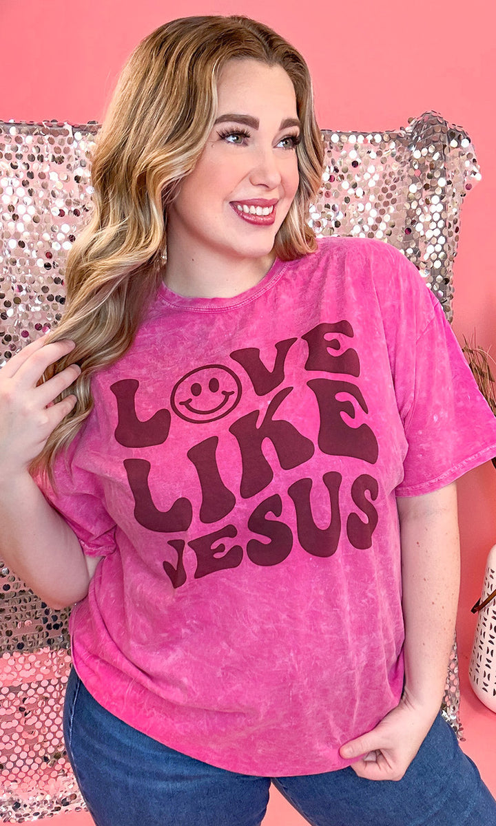 Love Like Jesus Mineral Washed Shirt