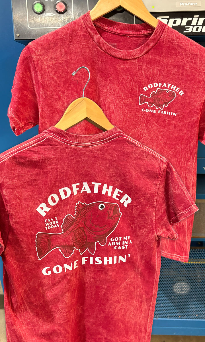 RodFather Mineral Washed Graphic Shirt