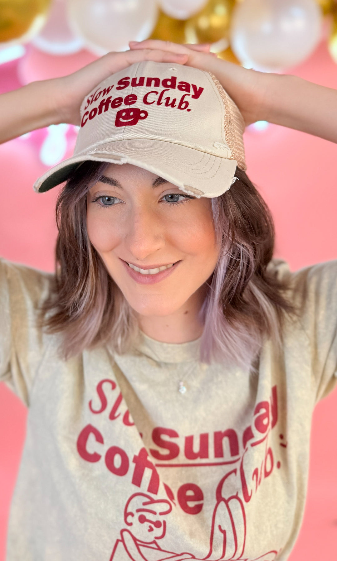 Slow Sunday Coffee Club Vintage Hat