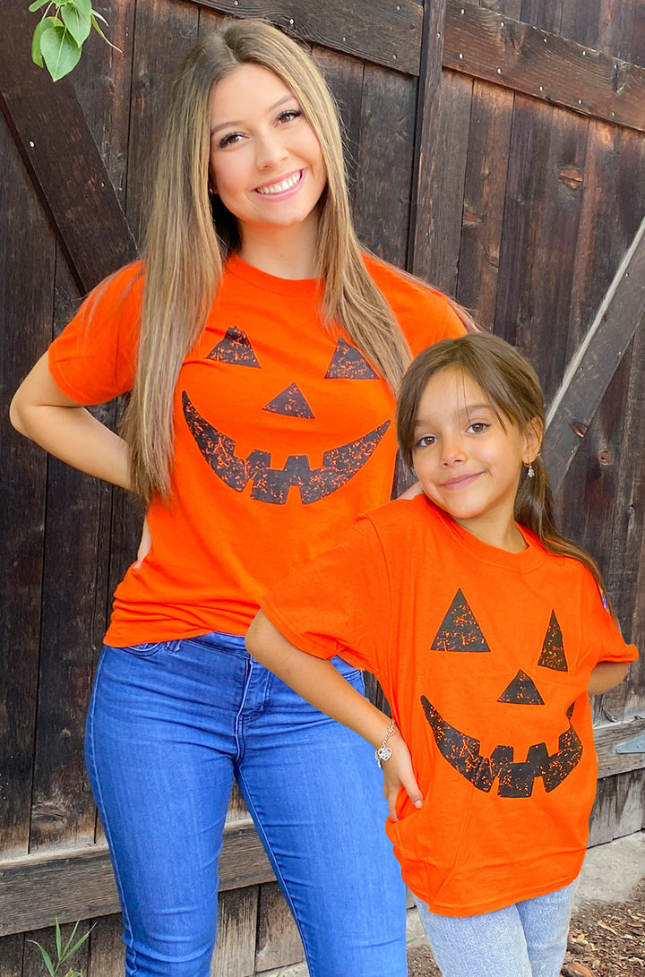 Pumpkin Face Halloween T-Shirt
