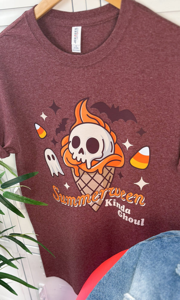 Summerween Kinda Ghoul Graphic T-Shirt