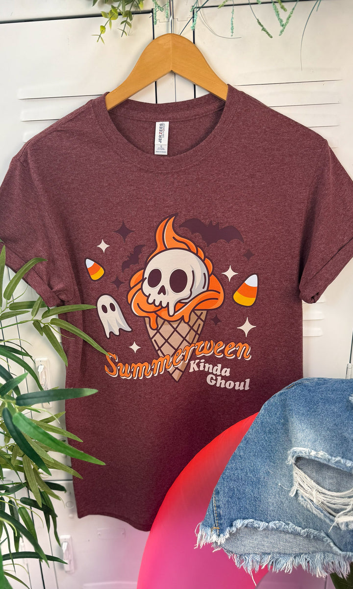 Summerween Kinda Ghoul Graphic T-Shirt