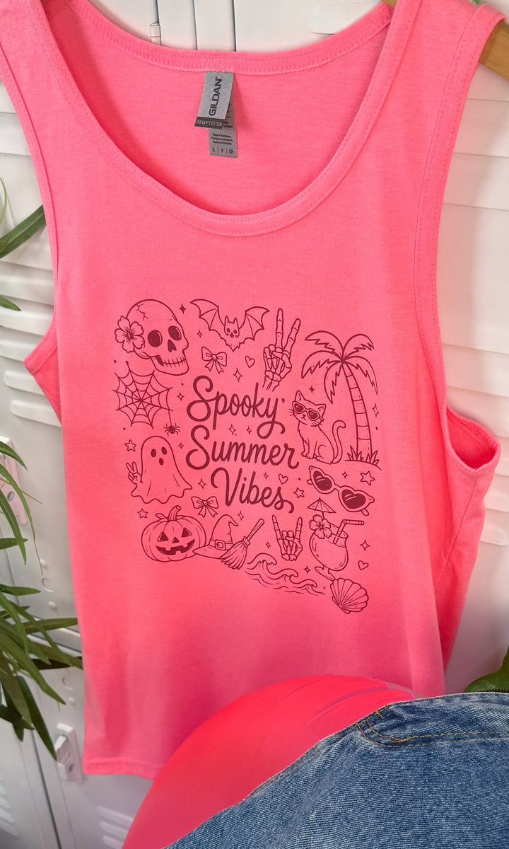 Spooky Summer Vibes Tank-Top