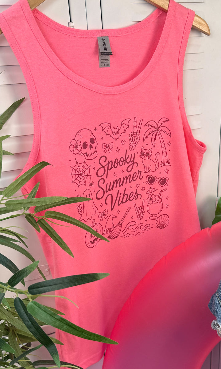 Spooky Summer Vibes Tank-Top