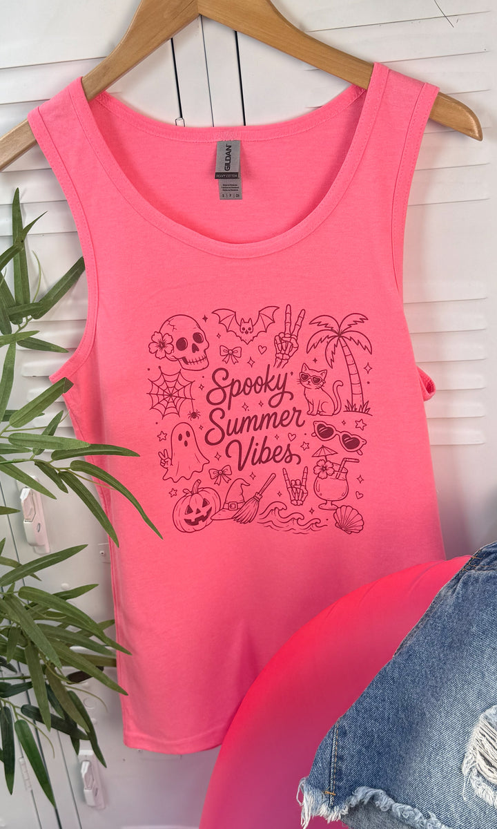 Spooky Summer Vibes Tank-Top