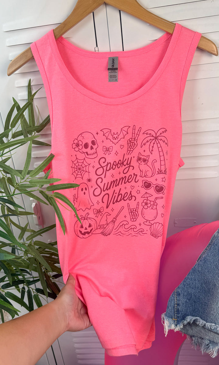 Spooky Summer Vibes Tank-Top