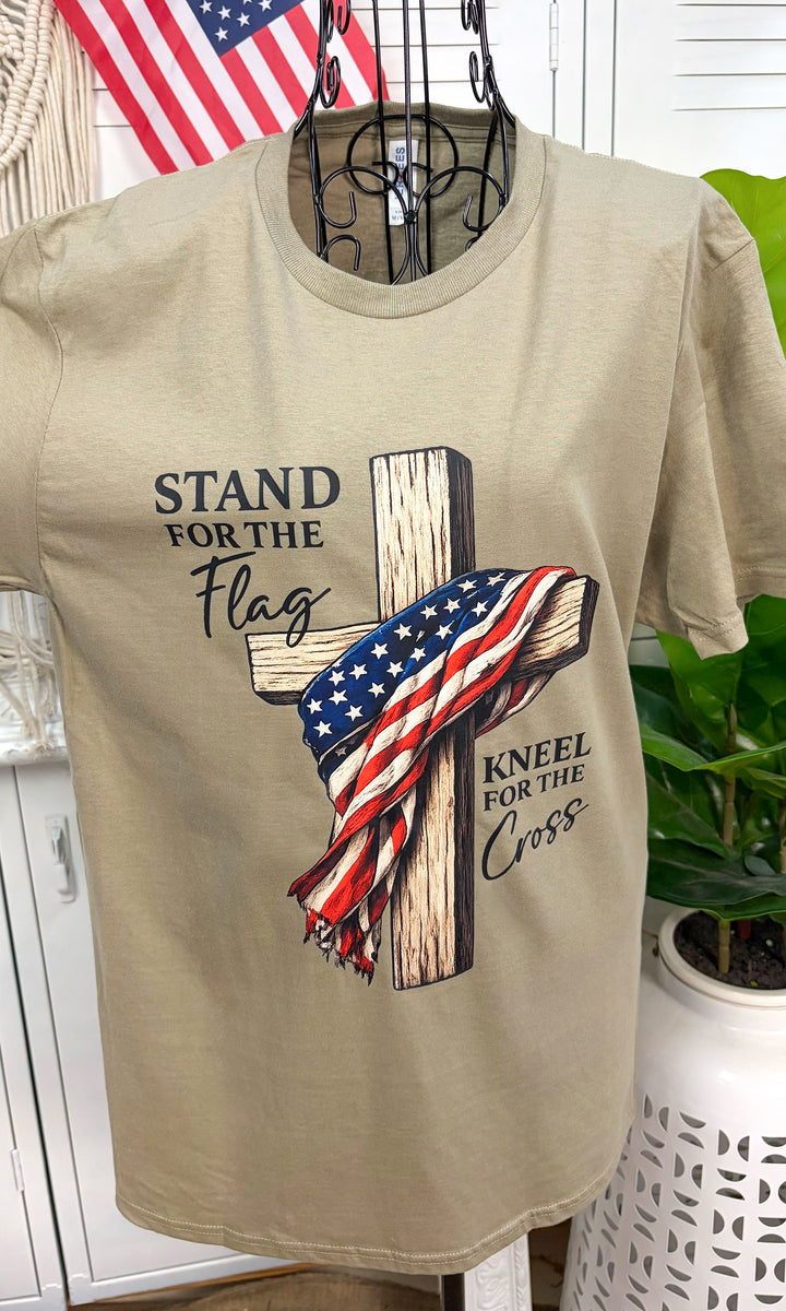Stand For The Flag-Patriotic Graphic T-Shirt
