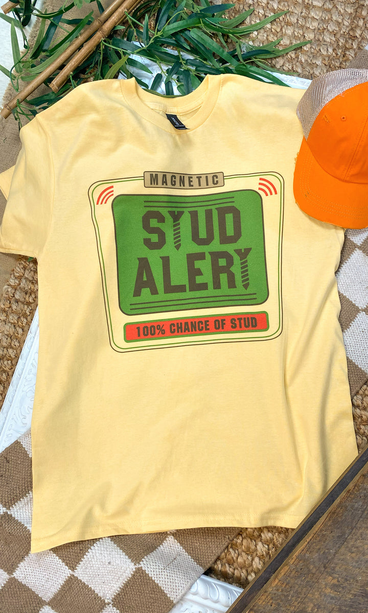 Stud Alert Graphic T-Shirt