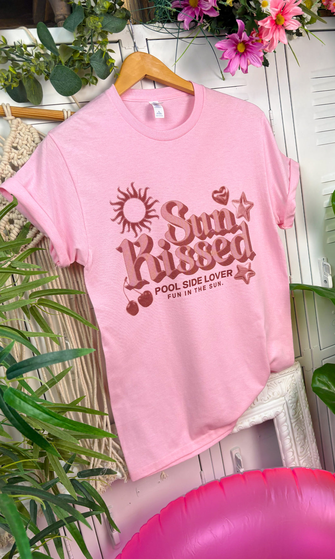 SunKissed Retro Halftone  Graphic T-Shirt
