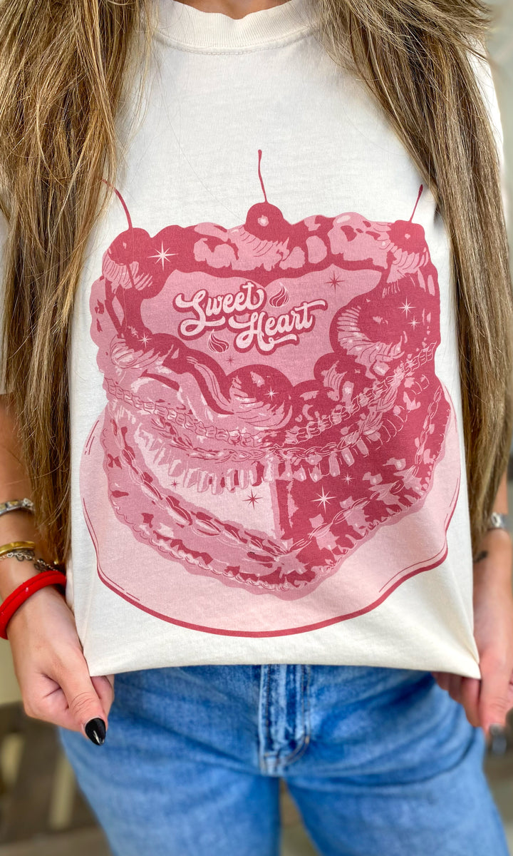 Sweetheart Cake Graphic T-Shirt