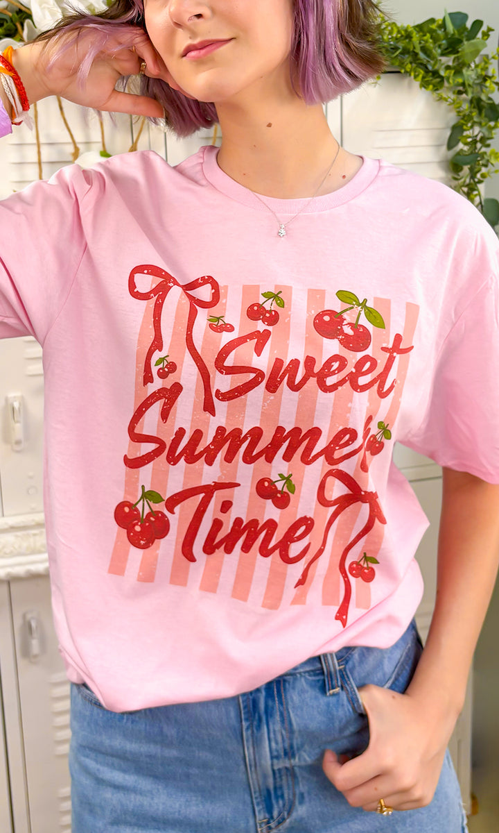 Sweet Summer Time Graphic T-Shirt