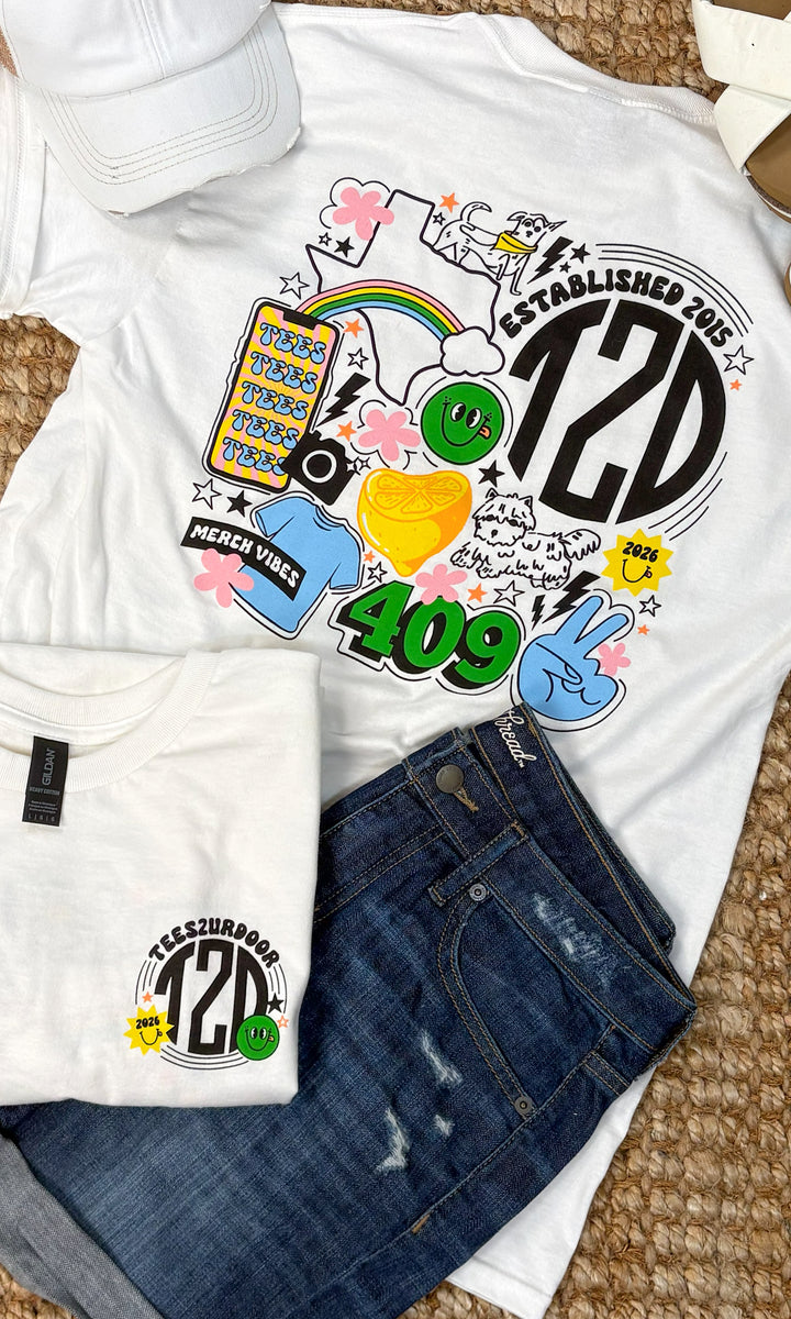 T2D 409 vibe Graphic T-shirt