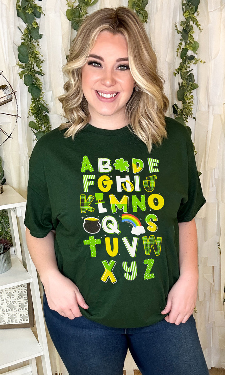 T2D Alphabet St Patrick&