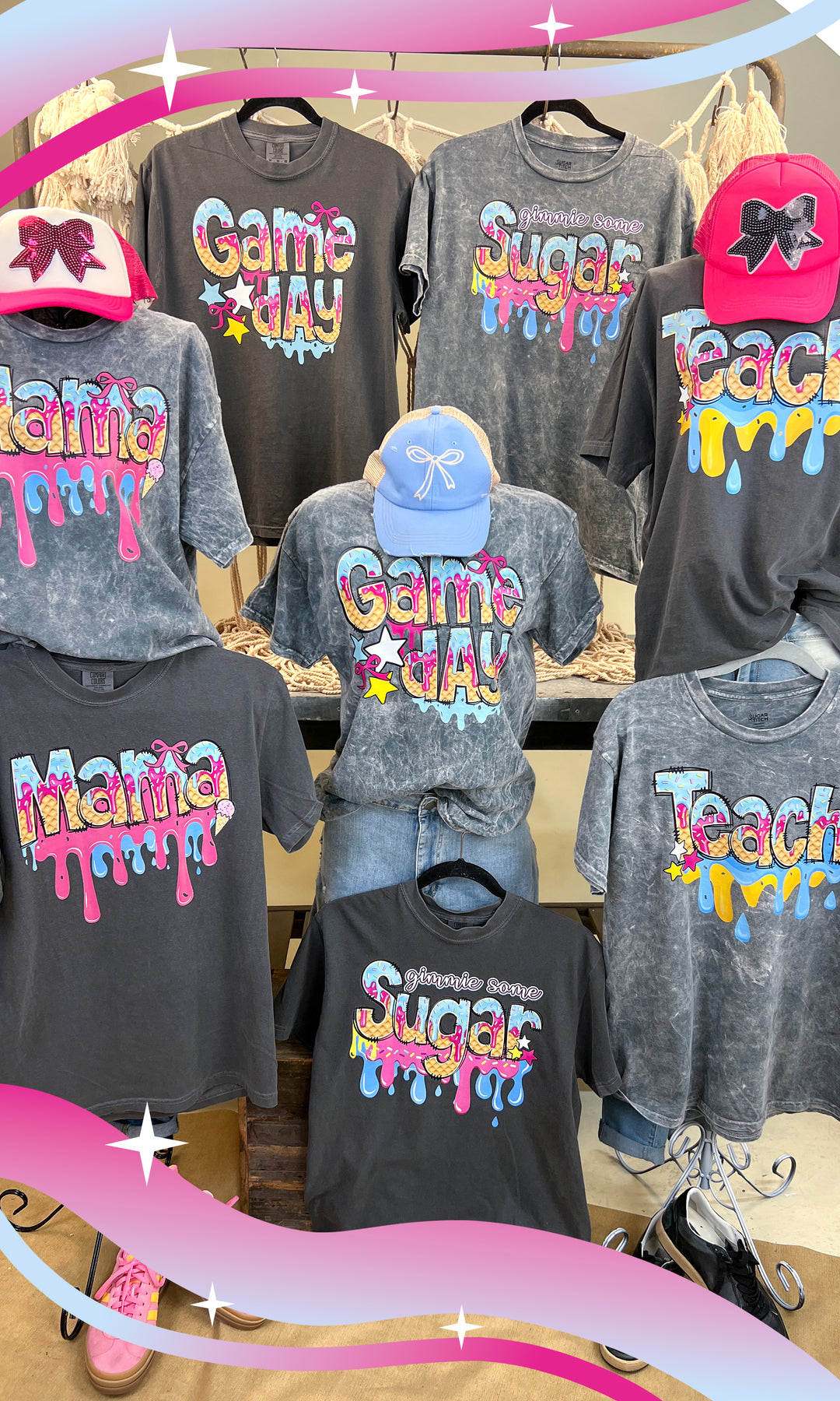 Teach Drip Mineral Washed Graphic Shirt