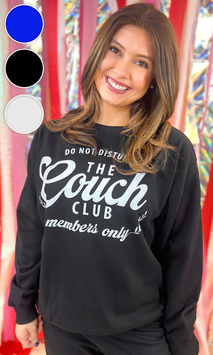 Do Not Disturb The Couch Club Graphic Sweatshirt
