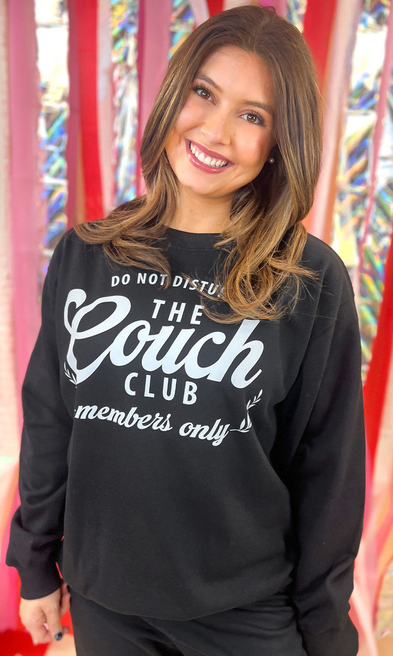 Do Not Disturb The Couch Club Graphic Sweatshirt