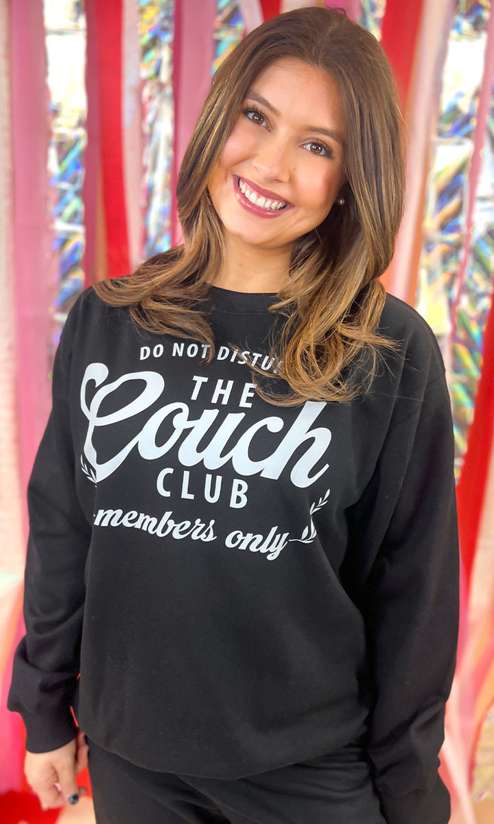 Do Not Disturb The Couch Club Graphic Sweatshirt