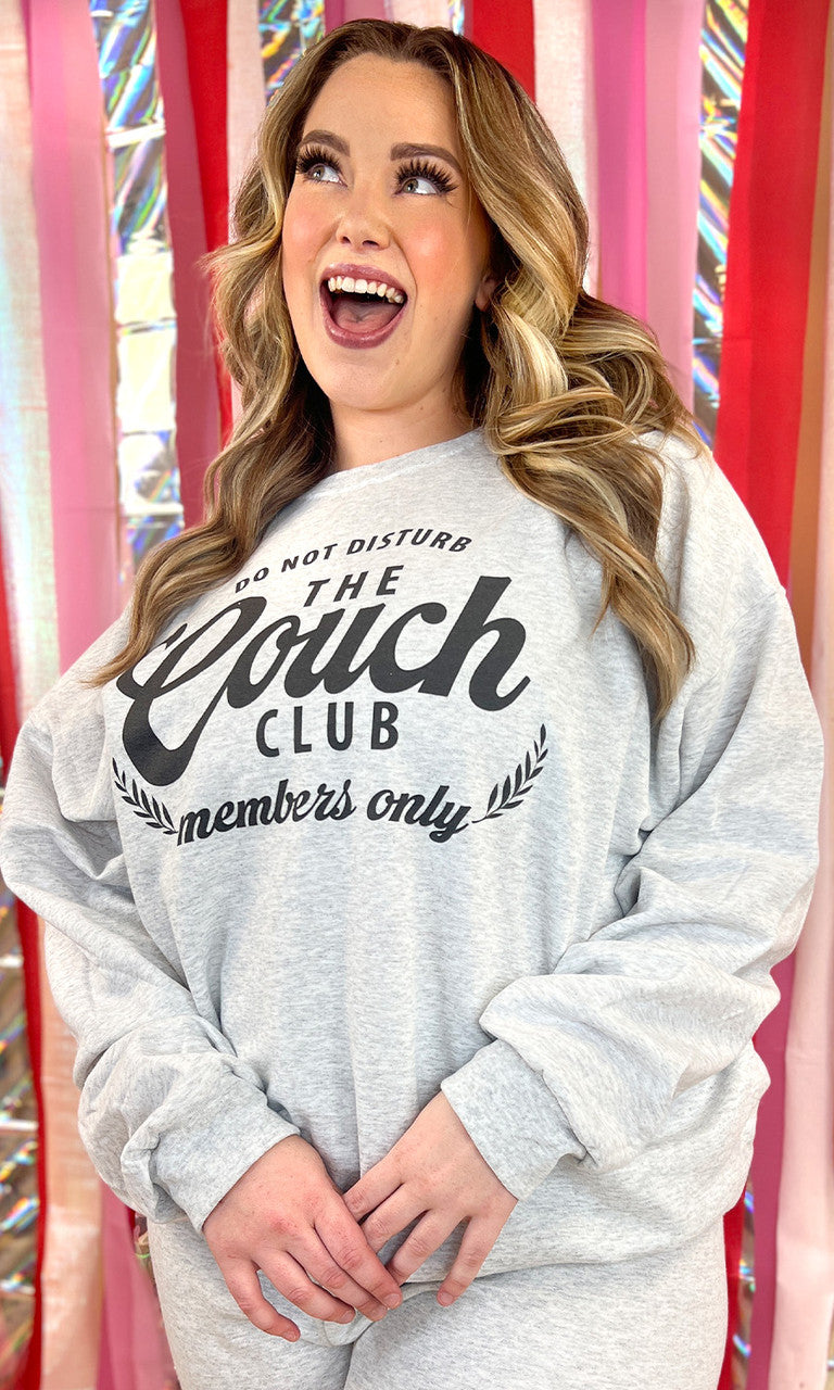 Do Not Disturb The Couch Club Graphic Sweatshirt