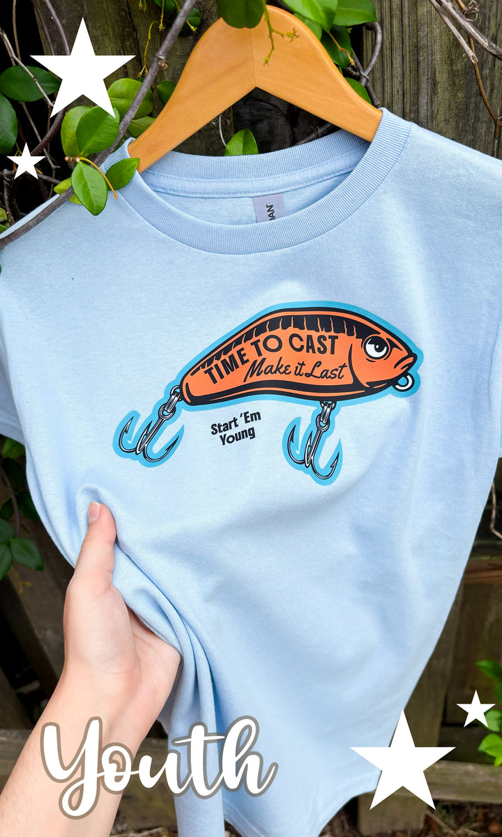 Time To Cast Youth Graphic T-Shirt