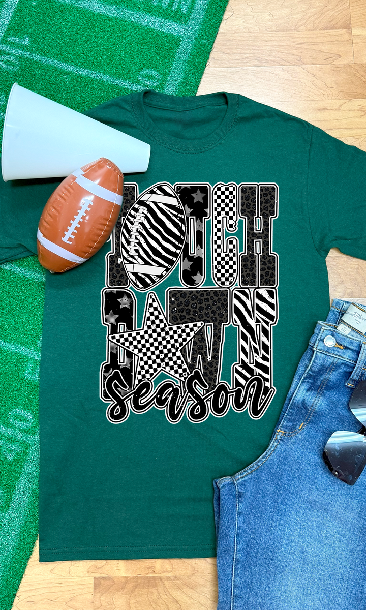 Touchdown Season Football Graphic T-Shirt