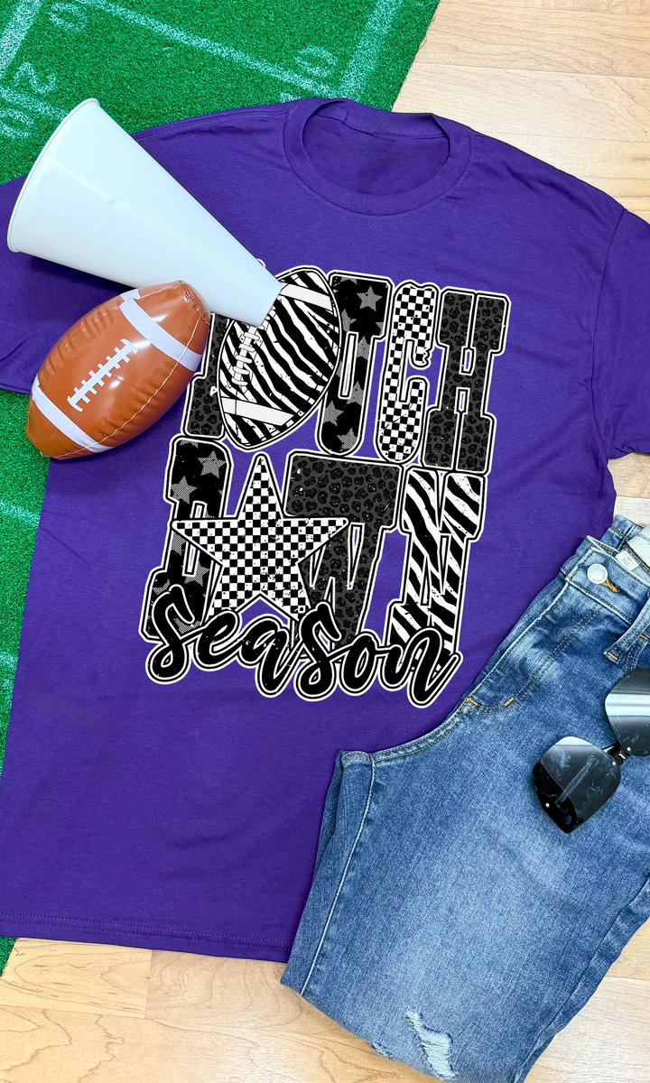Touchdown Season Football Graphic T-Shirt