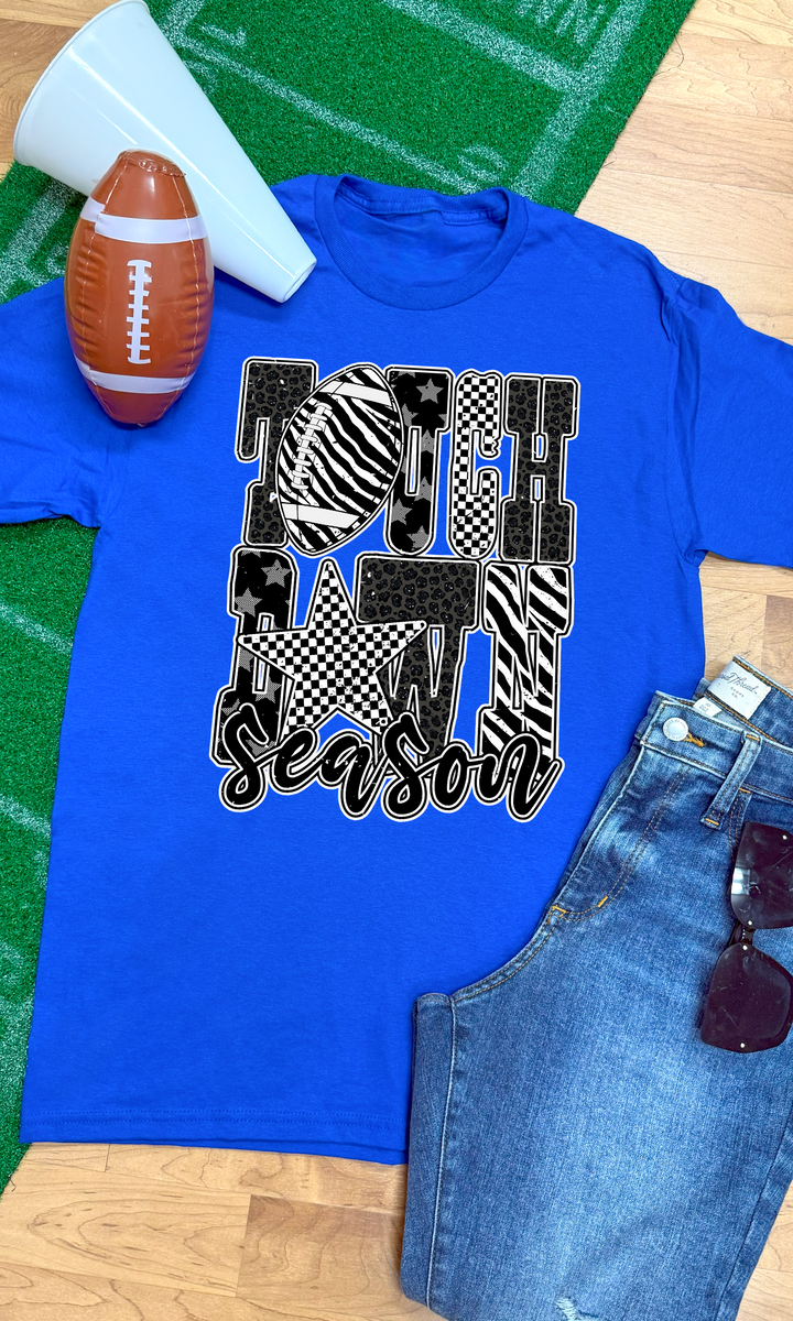 Touchdown Season Football Graphic T-Shirt