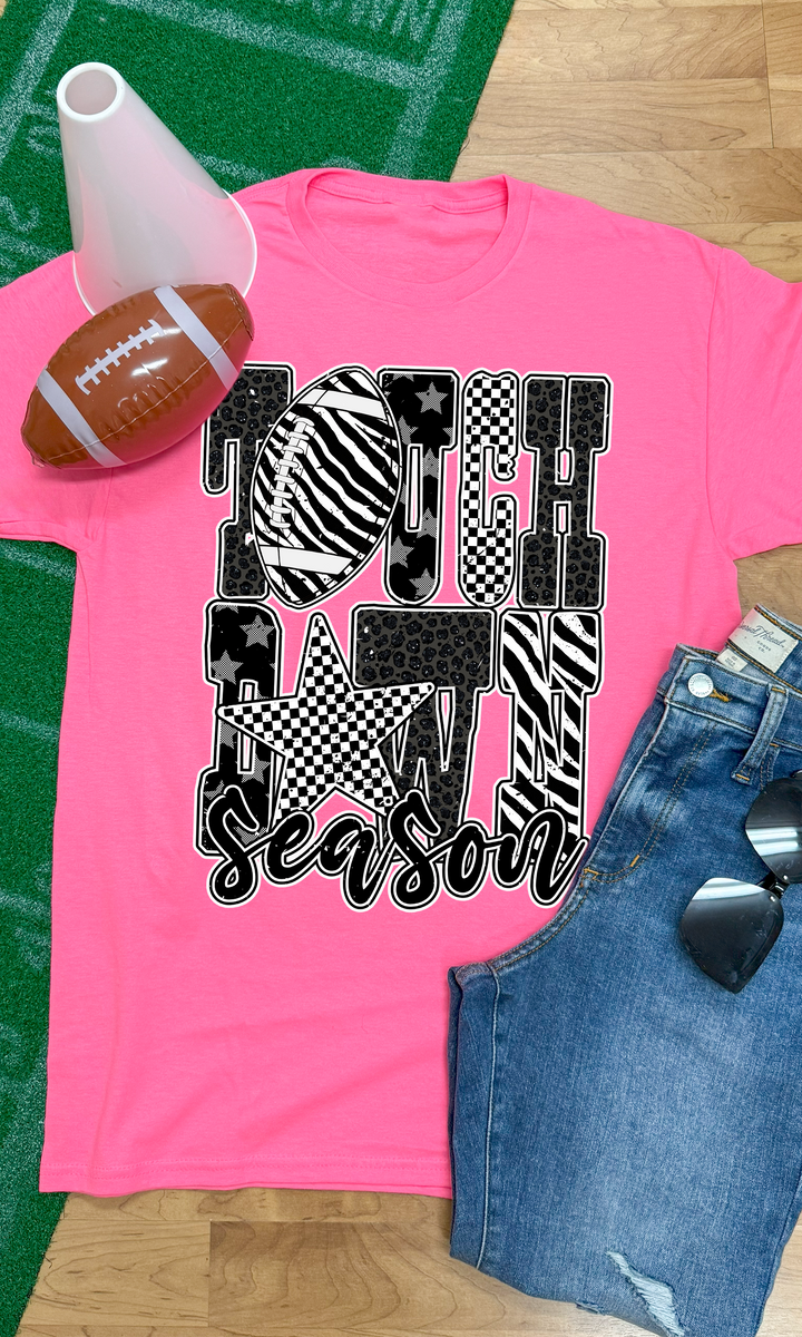 Touchdown Season Football Graphic T-Shirt