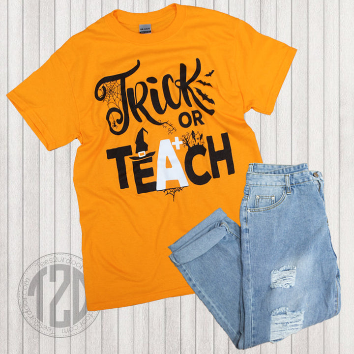 Trick or Teach Halloween T-Shirt
