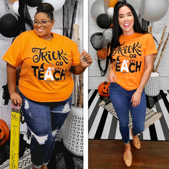 Trick or Teach Halloween T-Shirt